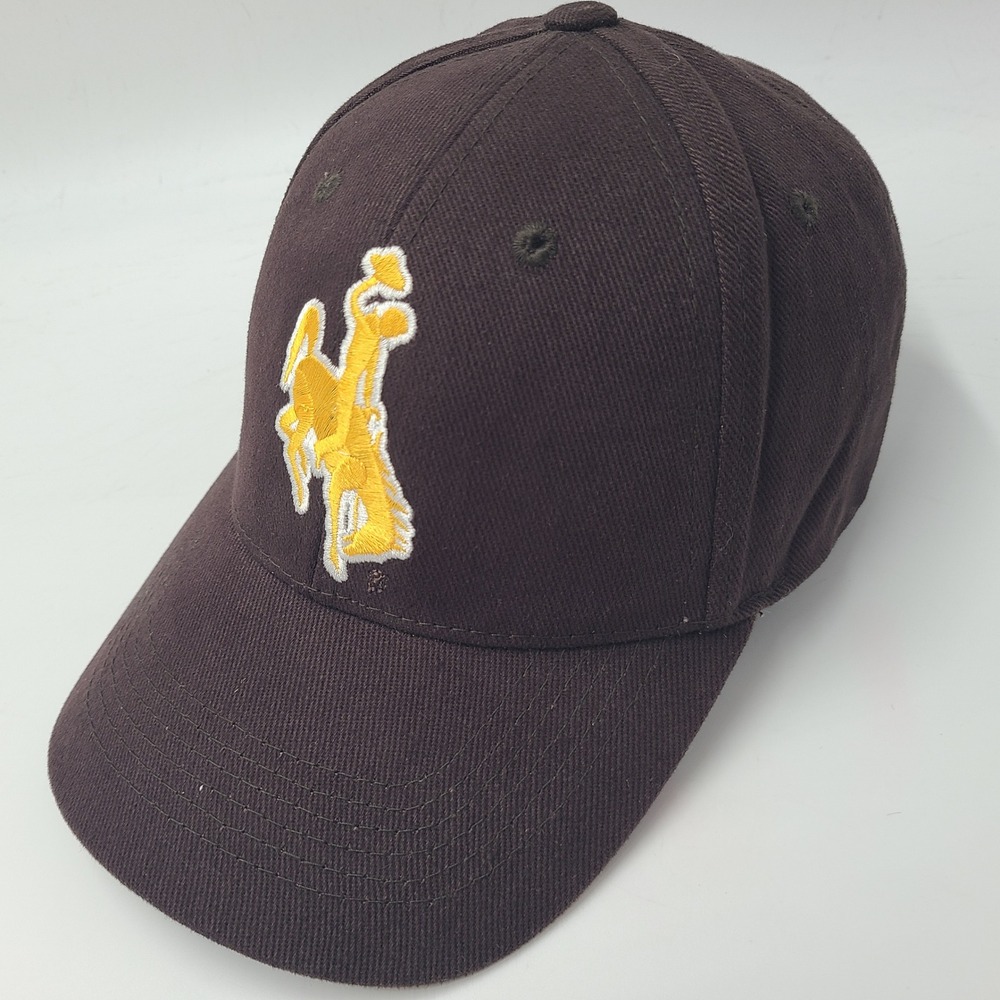 Wyoming Cowboys Hat Adjustable Captivating Headgear Brown Yellow NCAA University